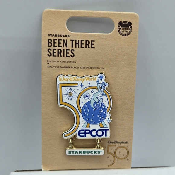 Starbucks Disney World Epcot 50th anniversary been there series pin - Picture 1 of 1